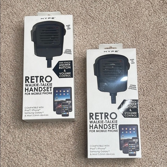 Hype Retro Walkie-Talkie Handset - Picture 1 of 4